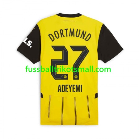 Fußballtrikots Borussia Dortmund Karim Adeyemi 27 2024-2025 Kurzarm Heimtrikotsatz kaufen